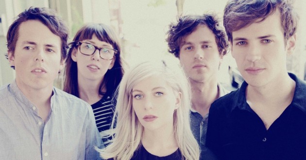 MAILMASTER __Subject: alvvays photo On 2014-08-06, at 7:10 PM, Rayner, Ben wrote: East Coast-to-Toronto transplants Alvvays, fronted by Molly Rankin (centre), are causing quite an international stir with their jangly debut album. Photo credit: Shervin Lainez.  Alvvays press photo - Shervin Lainez-v1.jpg