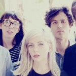 MAILMASTER __Subject: alvvays photo On 2014-08-06, at 7:10 PM, Rayner, Ben wrote: East Coast-to-Toronto transplants Alvvays, fronted by Molly Rankin (centre), are causing quite an international stir with their jangly debut album. Photo credit: Shervin Lainez.  Alvvays press photo - Shervin Lainez-v1.jpg